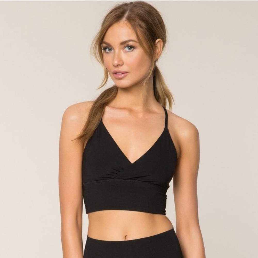 NWT Spiritual gangster surplice bra vintage black